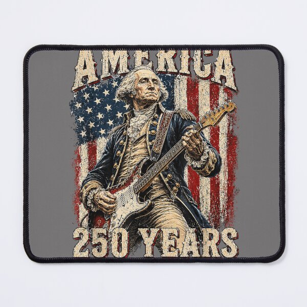 Item preview, Vintage George Washington Playing Guitar 250 Years America_2 designed and sold by KristineLi.