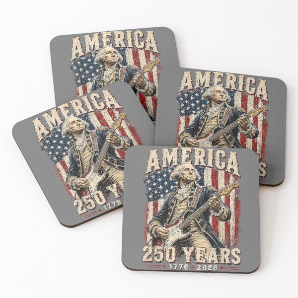 Item preview, Vintage George Washington Playing Guitar 250 Years America_2 designed and sold by KristineLi.