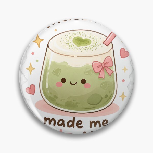 Item preview, Cute Matcha Sticker | Kawaii Green Tea Cafe Aesthetic designed and sold by Threadistiq.