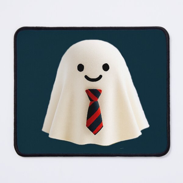 Item preview, Little ghost wearing a tie designed and sold by FluffyGallery.