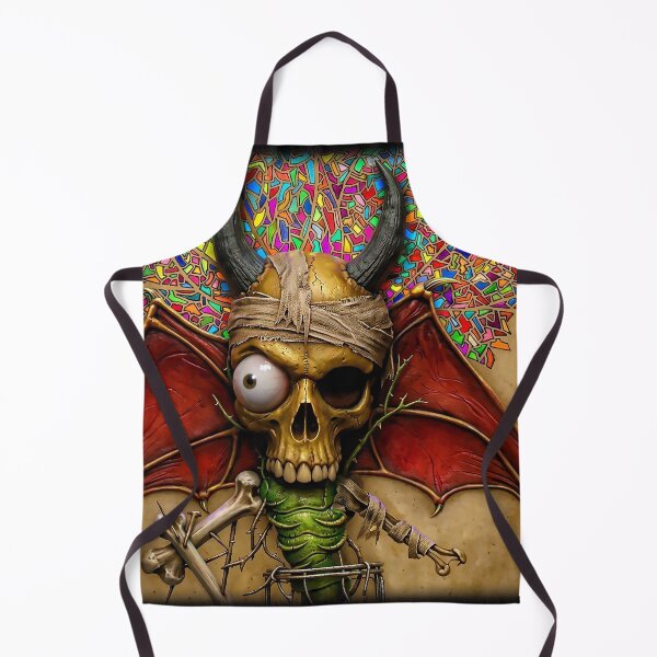 Item preview, Horny Winged Skull designed and sold by Limn From Limb.