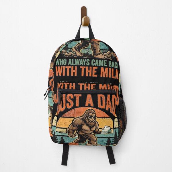 Item preview, Just A Dad Who Always Came Back With The Milk Bigfoot designed and sold by AdyKurniawan.