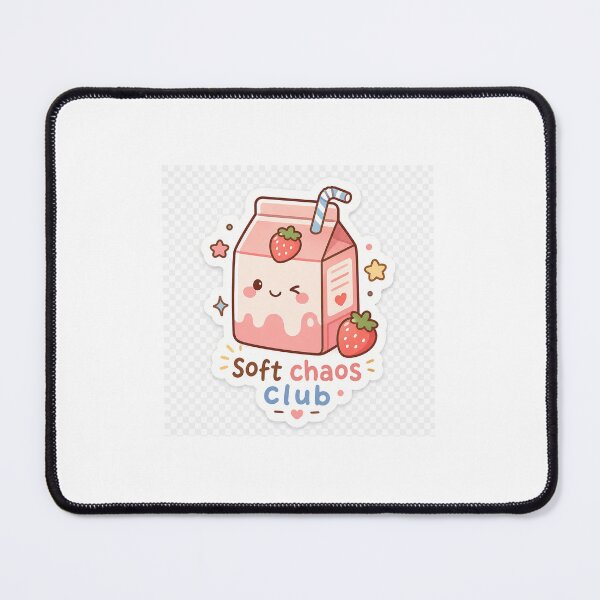 Item preview, Cute Strawberry Milk Sticker | Kawaii Pink Drink Decal designed and sold by Threadistiq.