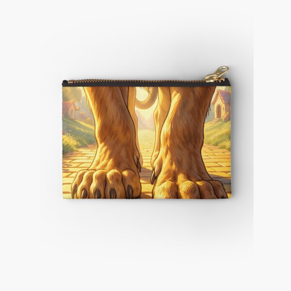 Item preview, Lion’s Legs Close-Up on Yellow Brick Road – Cinematic Fantasy Scene designed and sold by EmeraldeaDesign.