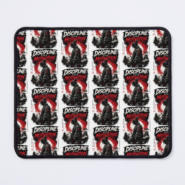 Item preview, Discipline Over Motivation Samurai Sticker designed and sold by GenZStickerHub1.