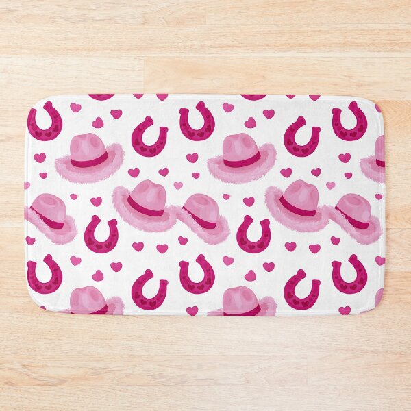 Item preview, Ditsy Pink Cowboy Hat And Horseshoe Pattern designed and sold by igraphixart.
