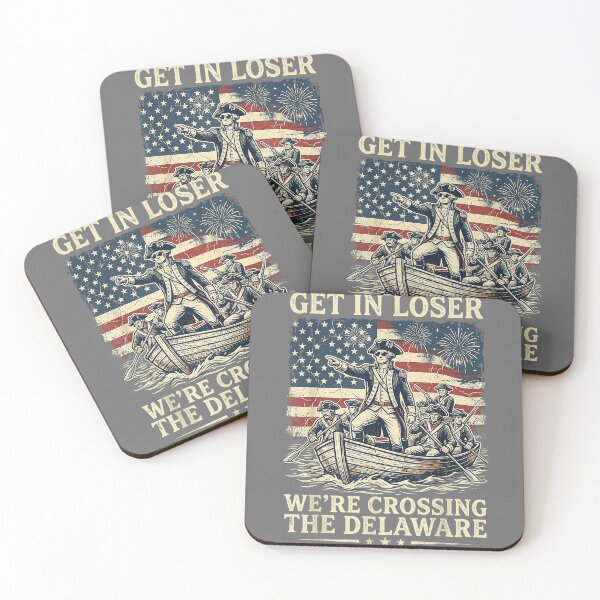 Item preview, Vintage 4th of July Get in Loser We're Crossing The Delaware designed and sold by KristineLi.