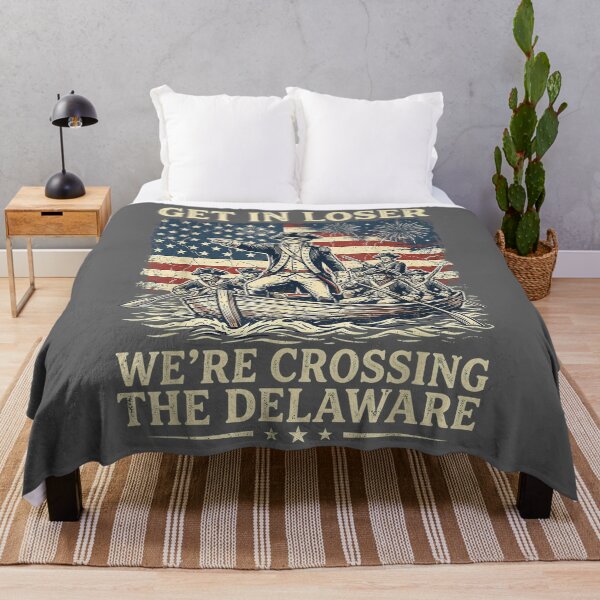 Item preview, Vintage 4th of July Get in Loser We're Crossing The Delaware designed and sold by KristineLi.