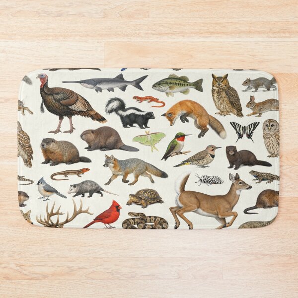 Item preview, Animals of Kentucky Retro Style Identification Chart designed and sold by kakarikihill.