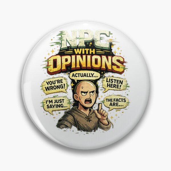 Item preview, "NPC With Opinions" designed and sold by PeterPunkt.