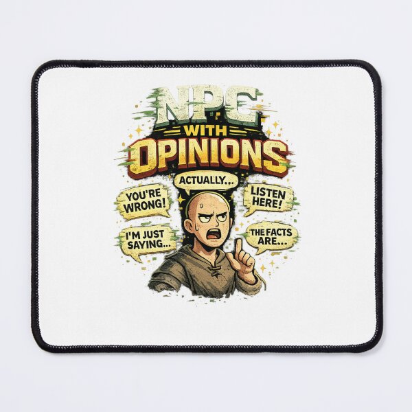 Item preview, "NPC With Opinions" designed and sold by PeterPunkt.