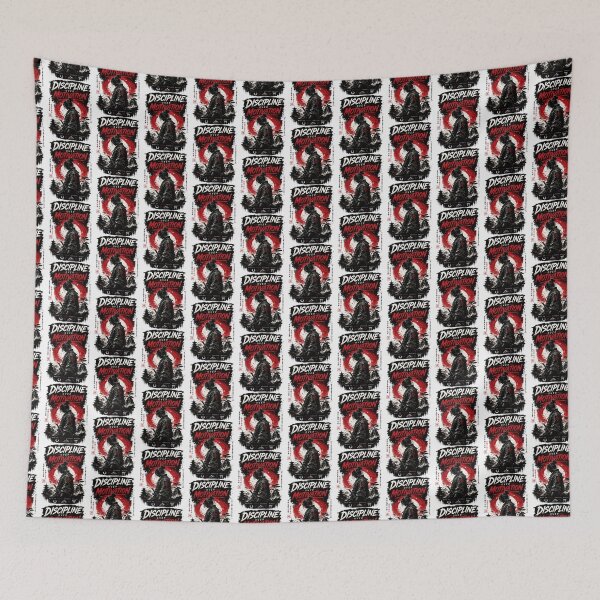 Item preview, Discipline Over Motivation Samurai Sticker designed and sold by GenZStickerHub1.