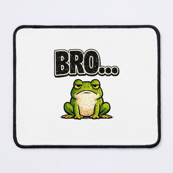Item preview, BRO... Funny Frog Meme Minimalist T-Shirt designed and sold by Lovestickerco.