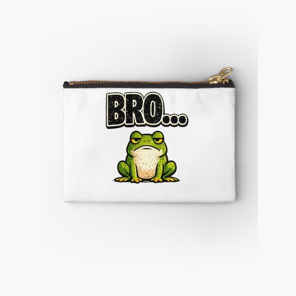 Item preview, BRO... Funny Frog Meme Minimalist T-Shirt designed and sold by Lovestickerco.