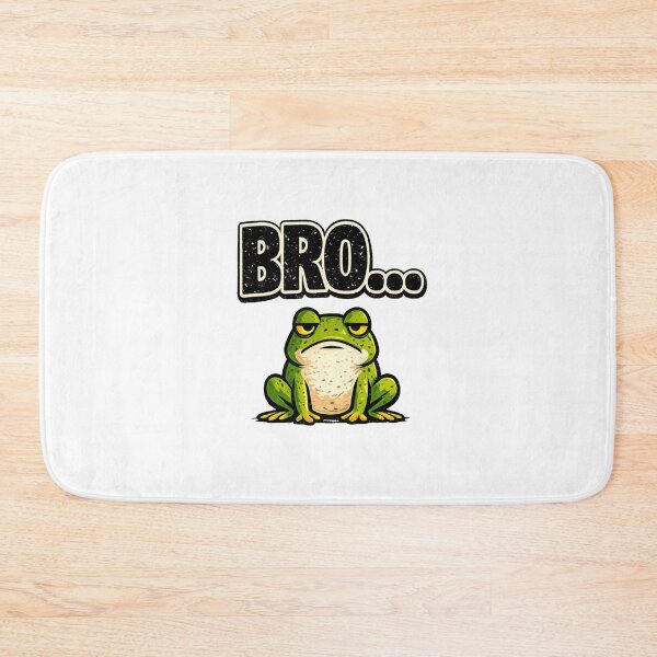 Item preview, BRO... Funny Frog Meme Minimalist T-Shirt designed and sold by Lovestickerco.