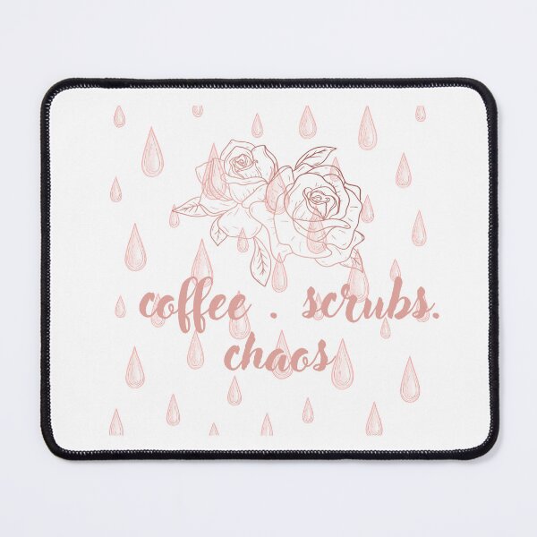 Item preview, **Coffee, Scrubs, and Floral Chaos** designed and sold by EasyTake.