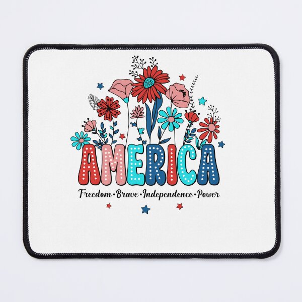 Item preview, America Wildflowers Patriotic Floral designed and sold by varin-studio.