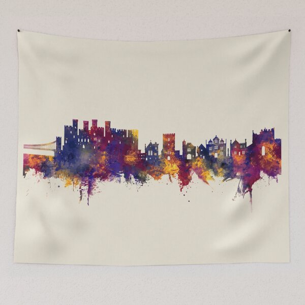 Item preview, Conwy Wales Skyline designed and sold by ArtPrints.