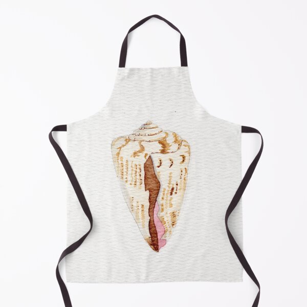 Item preview, Delicate watercolor painting of a cone shell.  designed and sold by KPierceArt.
