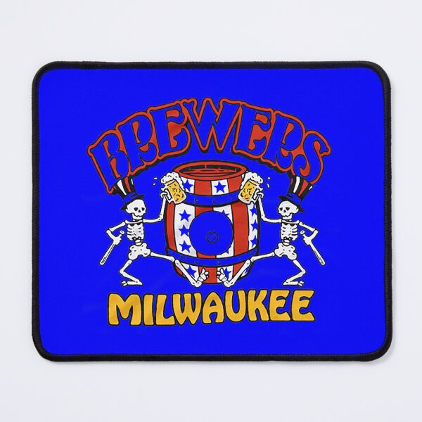 Item preview, Milwaukee Brewers Beer Barrel Skeletons Toast Baseball Gift designed and sold by Rosemichaelea.