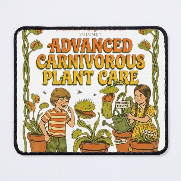 Item preview, Advanced Carnivorous Plant Care – Some Plants Bite Back | Vintage Botanical Humor designed and sold by RushVibeWear.