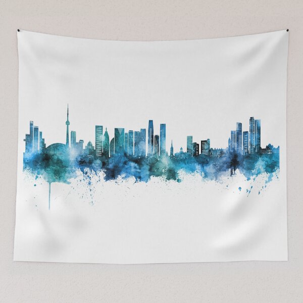 Aperçu de l'œuvre Ligne d'horizon de Toronto, Canada créée et vendue par ArtPrints.