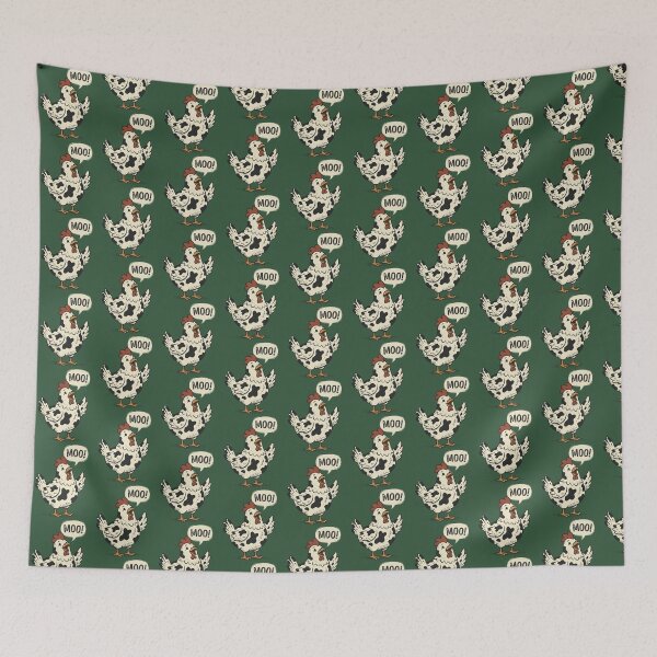 Item preview, Funny Moo Chicken Cow Farm Animal Humor Men Women Kids 2 designed and sold by ChinkyCat Official.