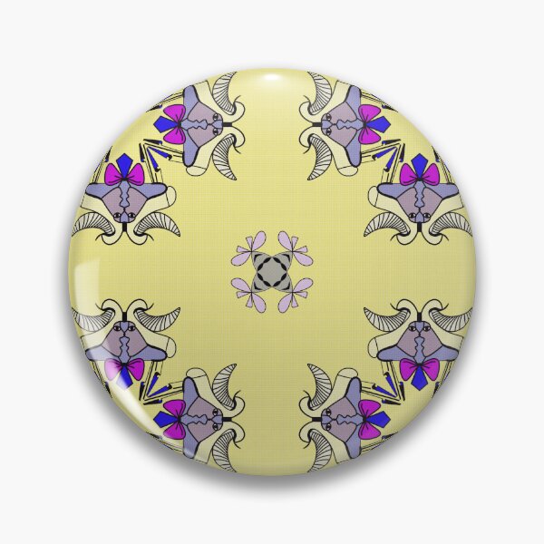 Item preview, Pastel Yellow Aesthetic Damask Pattern designed and sold by SahmatArt.