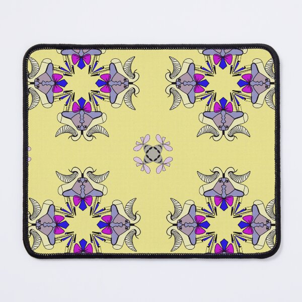 Item preview, Pastel Yellow Aesthetic Damask Pattern designed and sold by SahmatArt.