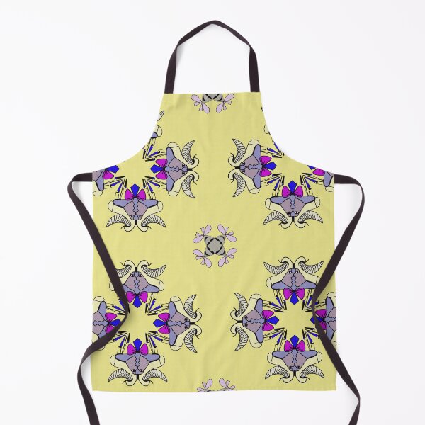Item preview, Pastel Yellow Aesthetic Damask Pattern designed and sold by SahmatArt.