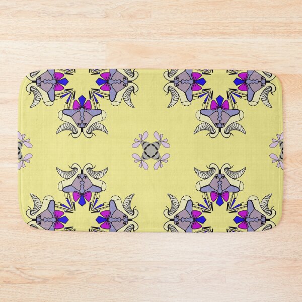 Item preview, Pastel Yellow Aesthetic Damask Pattern designed and sold by SahmatArt.