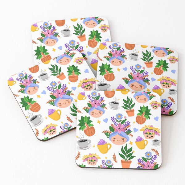 Item preview, Pattern the mixed flowers the plants designed and sold by Sticker Ready.