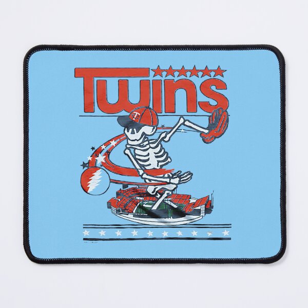Item preview, Minnesota Twins Target Field Skeleton Hitter Baseball Art designed and sold by Rosemichaelea.