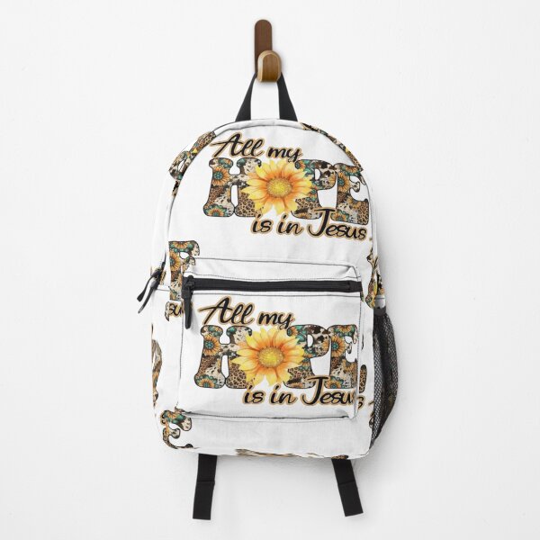 Item preview, All My Hope Is in Jesus Sunflower Leopard Print Christian Faith PNG Design | Inspirational Christian T-Shirt Graphic designed and sold by WantStyleyou.
