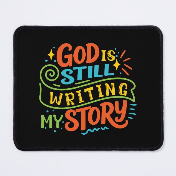 Item preview, God Is Writing My Story – Christian Quote designed and sold by Verse & Vibes.