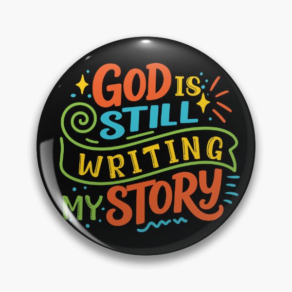 Item preview, God Is Writing My Story – Christian Quote designed and sold by Verse & Vibes.