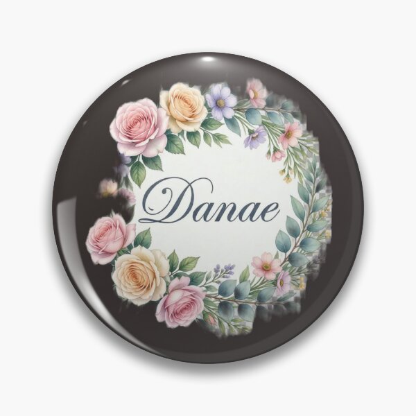 Item preview, Danae Floral Watercolor Name Gift Design designed and sold by DanishDesignCo.