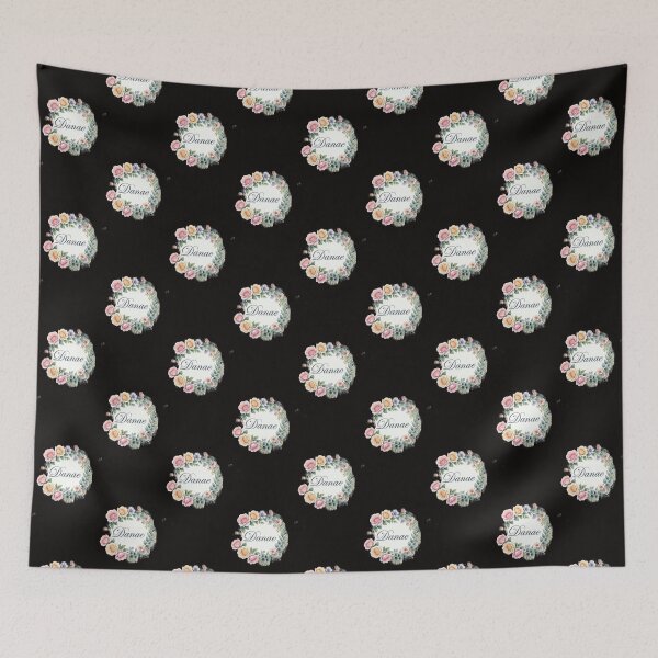Item preview, Danae Floral Watercolor Name Gift Design designed and sold by DanishDesignCo.