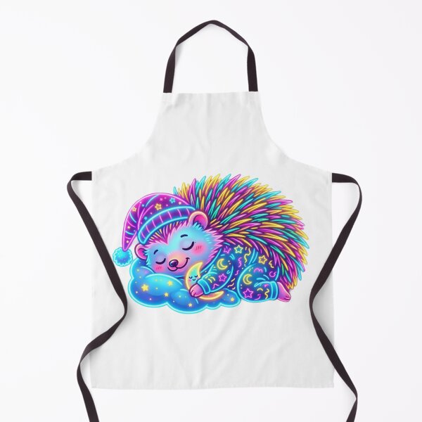 Item preview, Neon Hedgehog Pajamas Starry Sky Sweet Lullaby Design designed and sold by NeonTraum.