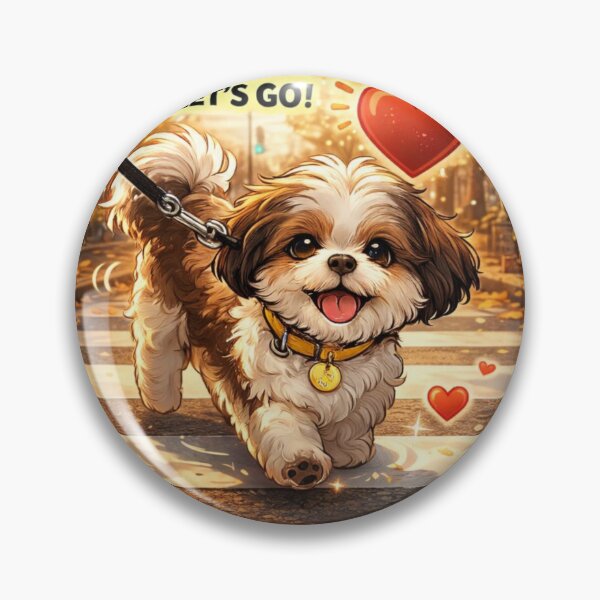 Item preview, Walking Is Good for My Heart Too - Cute Dog Sticker designed and sold by GrowWithNaturePH.