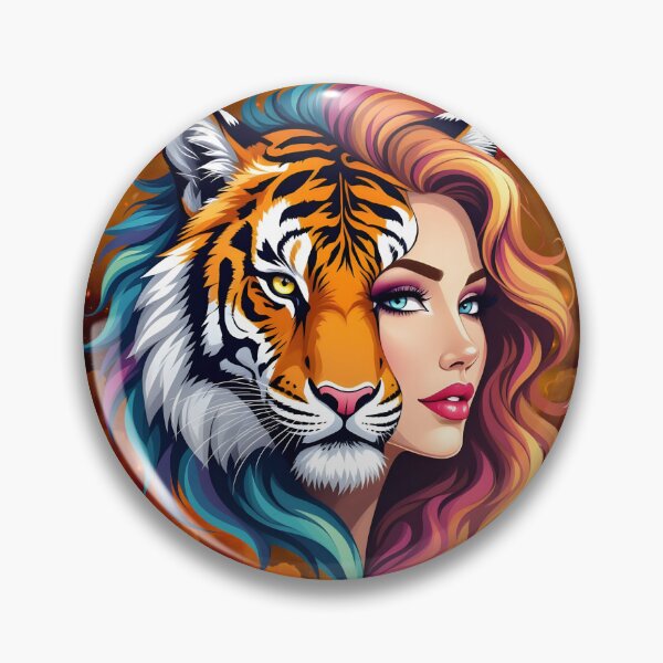 Item preview, Wild Within – Tiger Spirit Goddess. designed and sold by nicky2342.