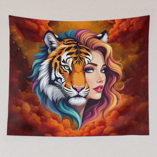 Item preview, Wild Within – Tiger Spirit Goddess. designed and sold by nicky2342.