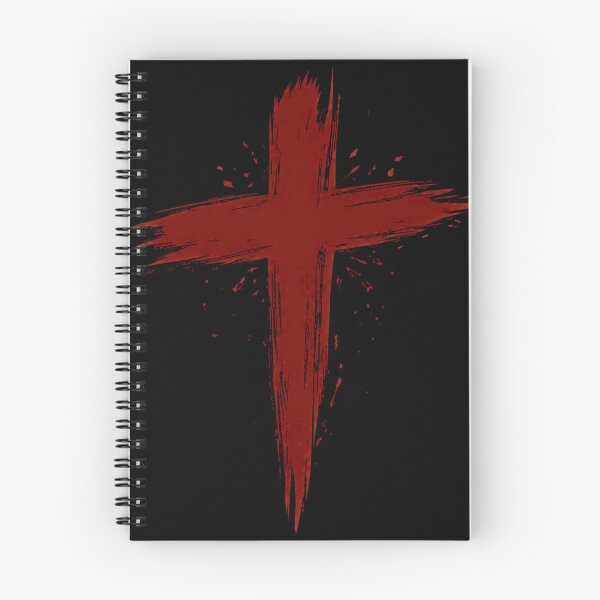 Item preview, Blood of the Lamb Brushstroke Cross designed and sold by TheLampClothing.