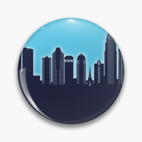 Item preview, Charlotte North Carolina Skyline designed and sold by ArtPrints.