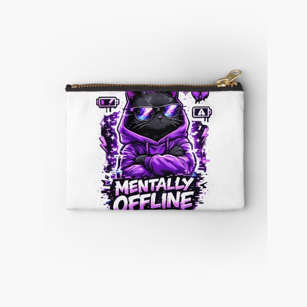Item preview, Mentally Offline Cool Black Cat designed and sold by DealHunterx.