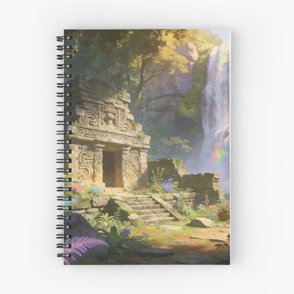 Item preview, Rainbow Falls and the Sacred Ancient Sanctuary designed and sold by BlareBlare.