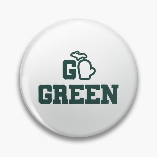 Item preview, MSU Michigan State Spartans Go Green Mitten Fan Art designed and sold by Rosemichaelea.