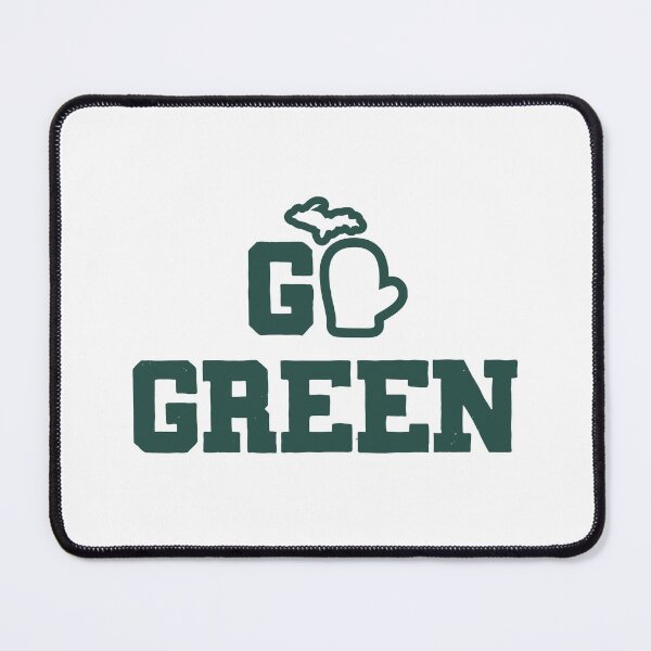 Item preview, MSU Michigan State Spartans Go Green Mitten Fan Art designed and sold by Rosemichaelea.