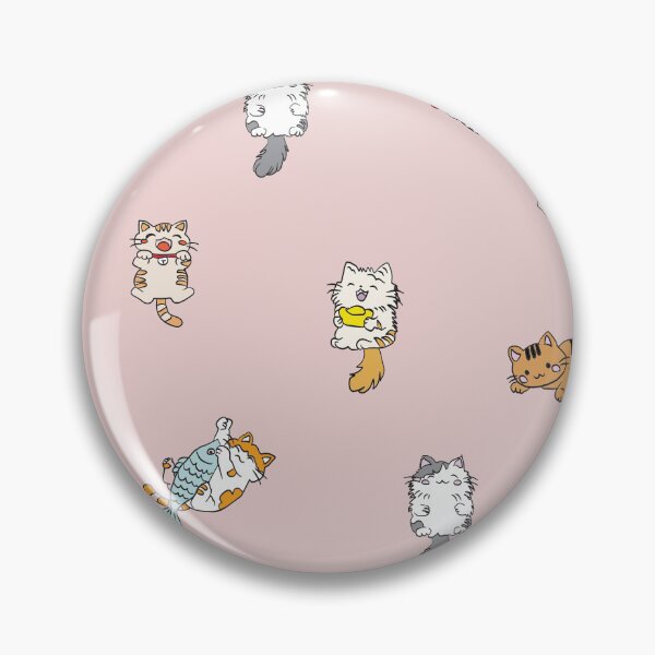 Item preview, Cute Kawaii Cats or kittens in funny poses - vector seamless pattern designed and sold by ChaReePat.