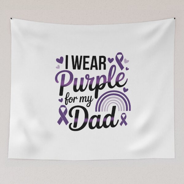 Item preview, Pancreatic Cancer Awareness I Wear Purple For My Dad designed and sold by SapfireStuArt.